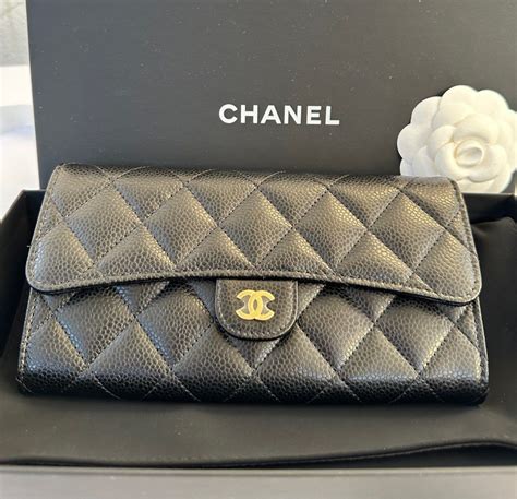 boy chanel flap wallet inside|chanel classic long flap wallet.